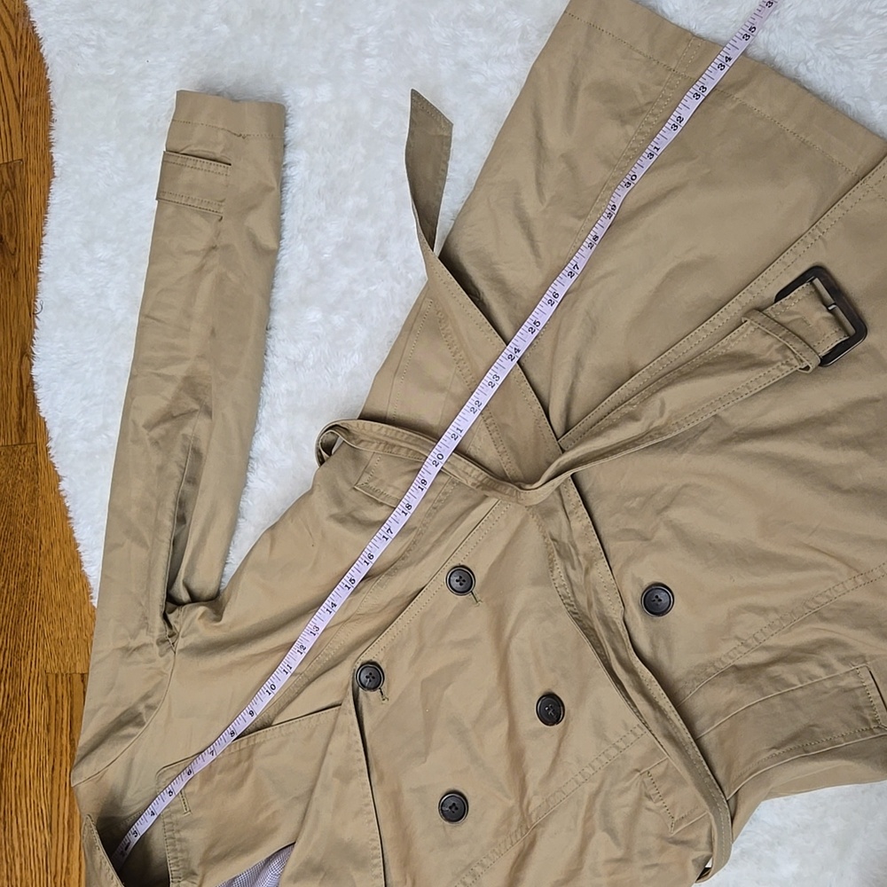 Banana Replubic Factory Tan Trench Coat, Womens Small - Picture 6 of 11